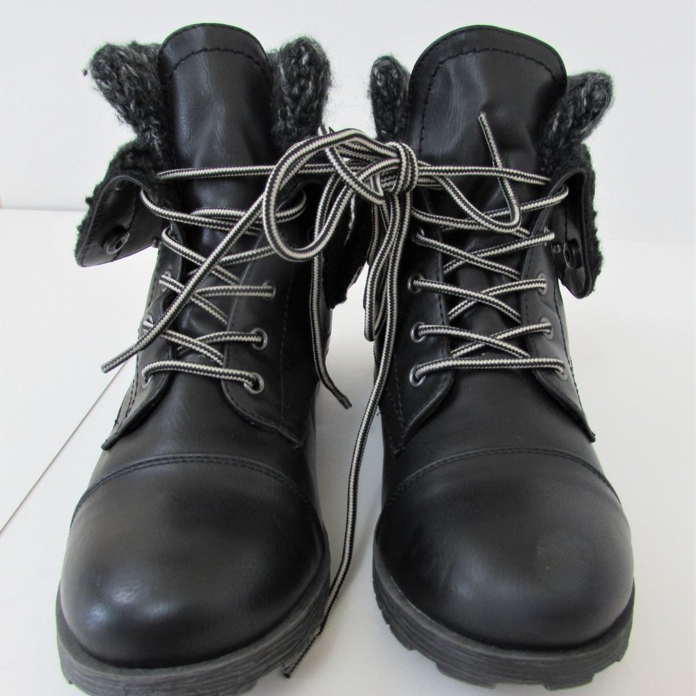 Rock & Candy Womens  Foldover Ankle Boots Size 6